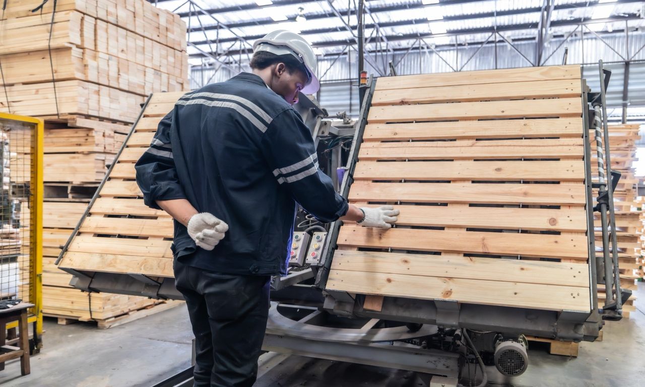 AL Sanawbar pallet manufacturing in Rabigh, Saudi Arabia